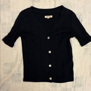Madewell Black Knit Cardigan